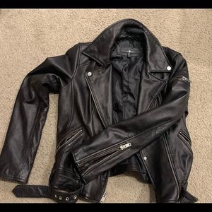 Leather jacket